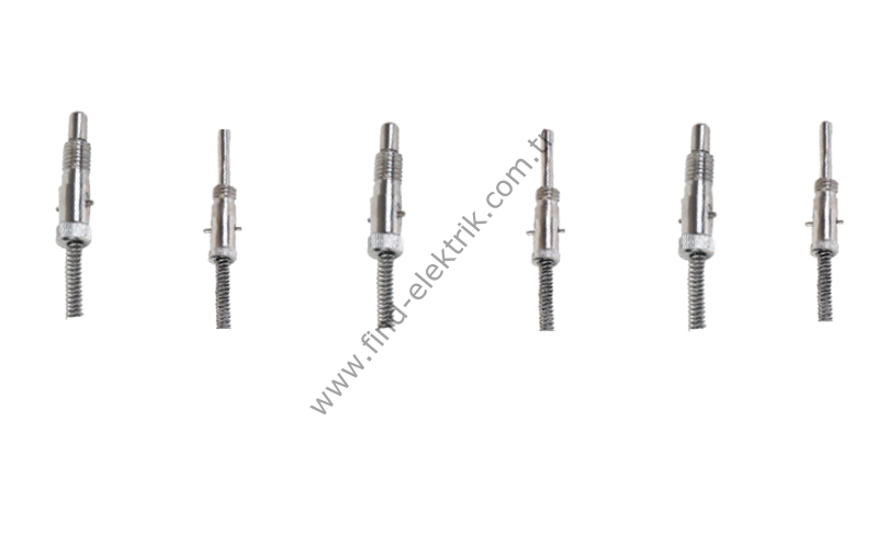 ETB30P06-1Ç PT-100 Metrik 6MM Dalma Boyu 30MM 1M Kablolu PT-100 Termokupl