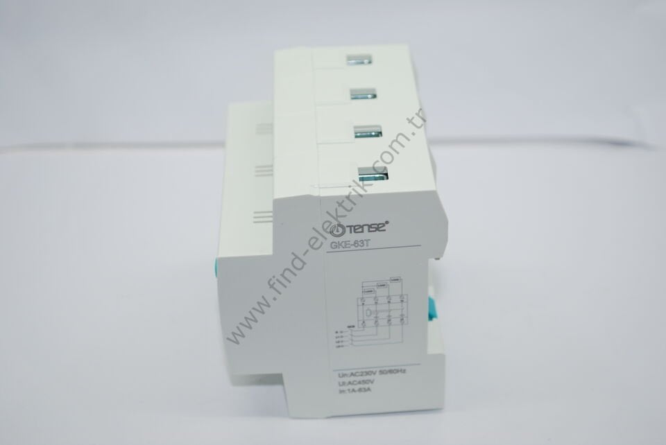 Tense GKE-63T Trifaze Yüksek&Düşük Gerilim Kontrol Rölesi ( 63 Amper )