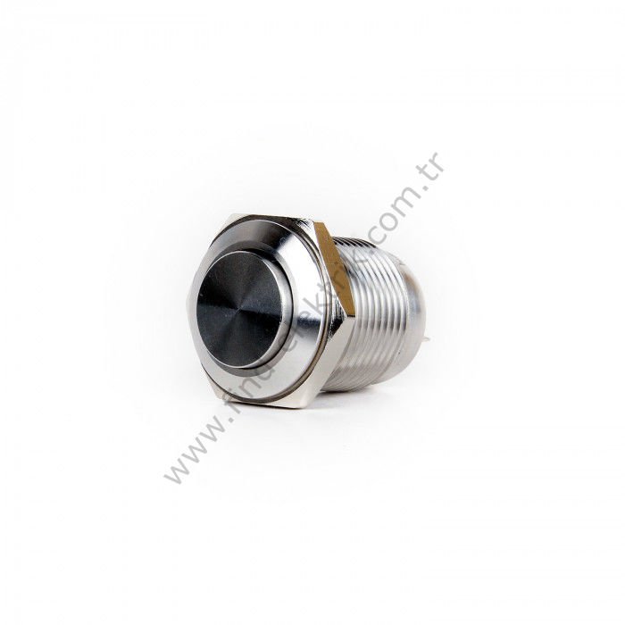 Butto J16-321-X 16mm Çıkık Kalıcı Metal Buton Kısa Gövde