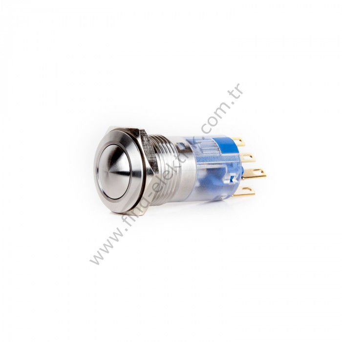 Butto J16-332-E 16mm Bombeli Kalıcı Metal Buton