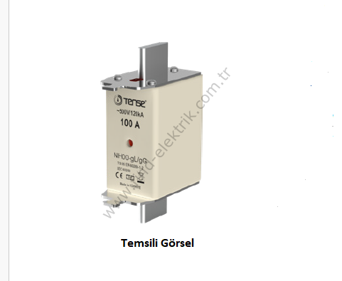 Tense TNH1-250A 250A NH00 Bıçaklı Sigorta