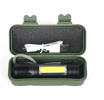 Watton WT-030 Mini Çok Güçlü Şarjlı El Feneri (Xpe+Cob Led)