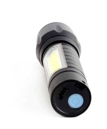 Watton WT-030 Mini Çok Güçlü Şarjlı El Feneri (Xpe+Cob Led)