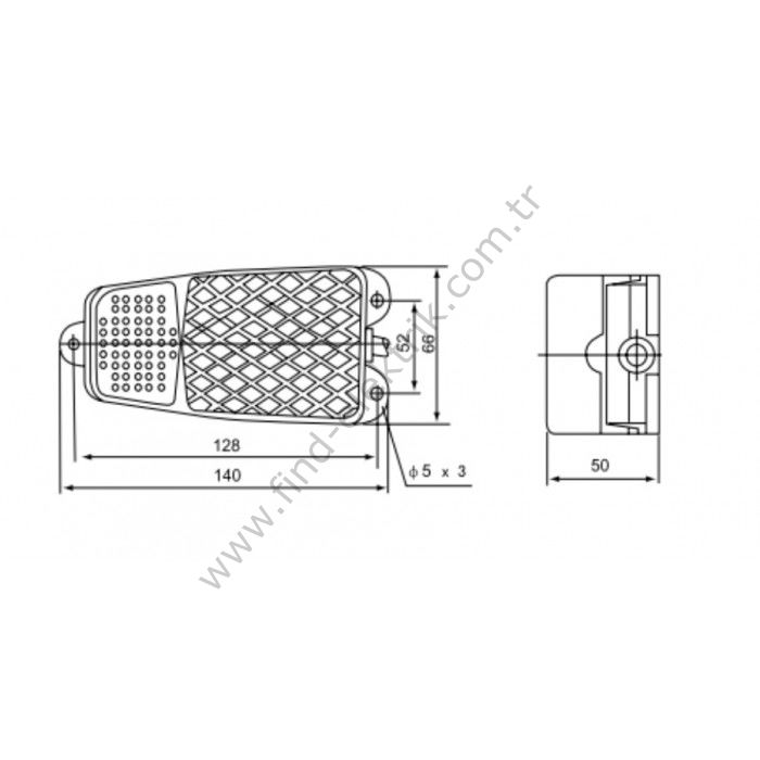 Cntd CFS-2 (FS-02) Korumasız Ayak Pedalı