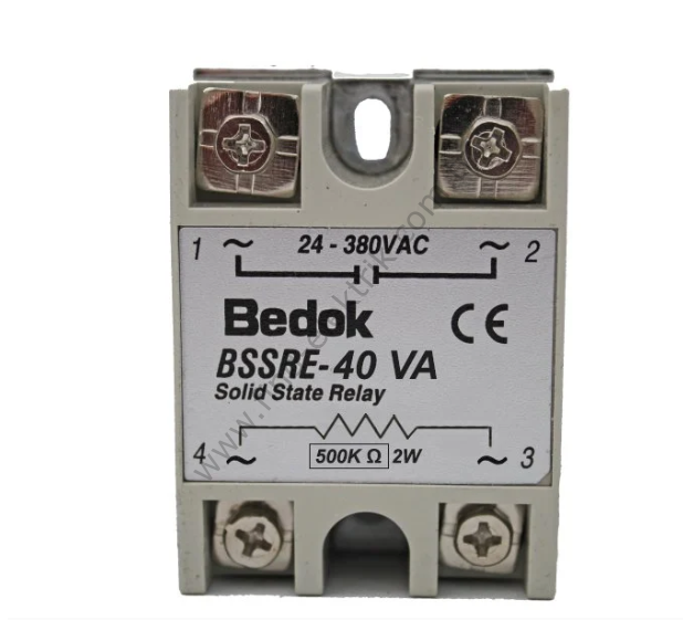 BSSRE-40VA BEDOK 500KOHM/2W Potansiyometre İle Sürülebilen,24-380VAC Çıkış Voltajı,40A Monofaze SOLİD STATE RELAY(SSR Röle)