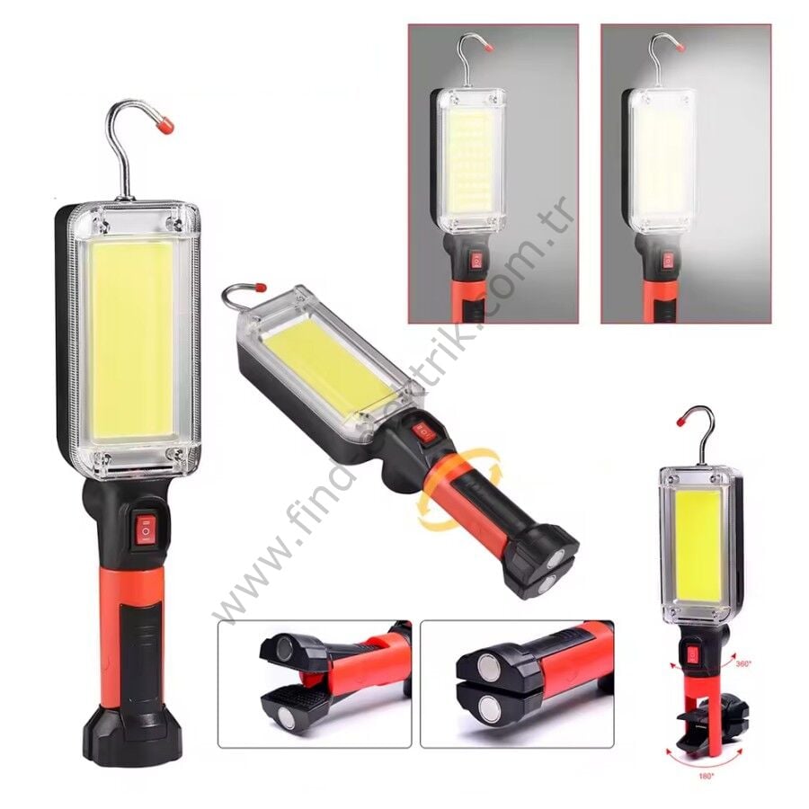 Watton WT-733 Usb Şarjlı Oto Tamirci Çalışma Lambası