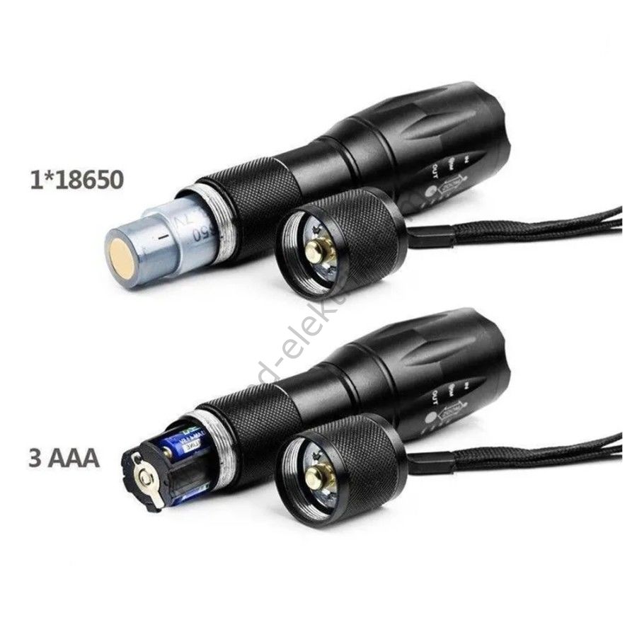 Watton WT-610 Beyaz,Sarı Ve Mor Renk Aydınlatma Q5 Led Fener