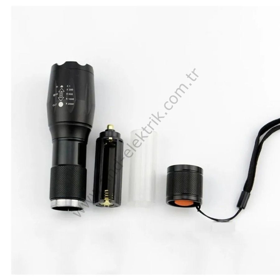 Watton WT-610 Beyaz,Sarı Ve Mor Renk Aydınlatma Q5 Led Fener