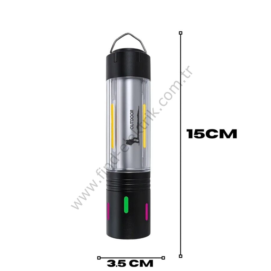 Watton WT-736 TG Led Şarjlı Ortam Odak Aydınlatma Kamp Feneri