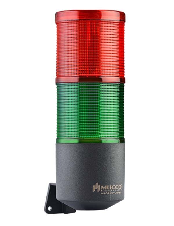Mucco SNT-K7022-C2-2 İki Katlı Işıklı Korna Çakar 40-250V AC/DC