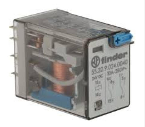 Finder F.55.32.9.024.0040-Genelkullanımlı 2 Co-10 A Kontaklı 24V DC