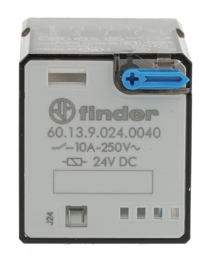Finder F.60.13.9.024.0040-Genel Kullanımlı3 Co -10 A Kontaklı 24V DC 11Pin