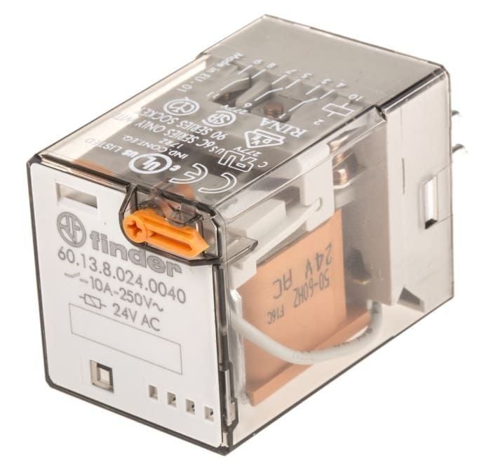 Finder F.60.13.8.024.0040-Genel Kullanımlı3 Co -10 A Kontaklı 24V AC 11pin