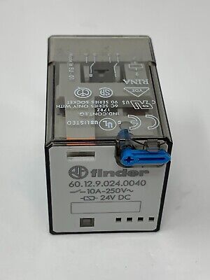 Finder F.60.12.9.024.0040-Genel Kullanımlı2 Co -10 A Kontaklı 24V DC 8 Pin
