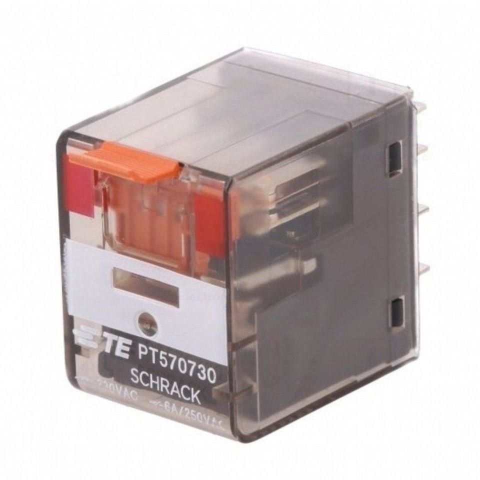 Schrack PT-570730 230V AC 4 Kontak 6 Amper Endüstriyel Röle