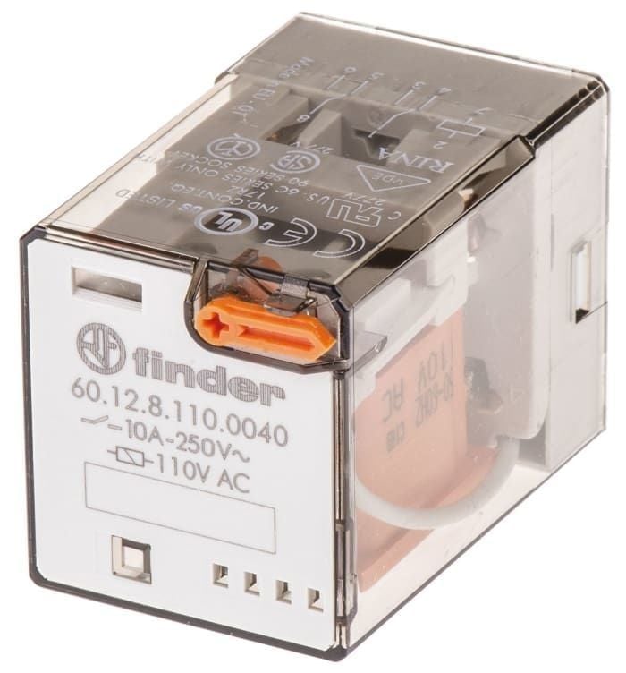 Finder F.60.12.8.110.0040-Genel Kullanımlı2 Co -10 A Kontaklı 110V AC 8 Pin