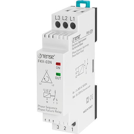 Tense FKV-03N  Faz (Motor) Koruma Rölesi
