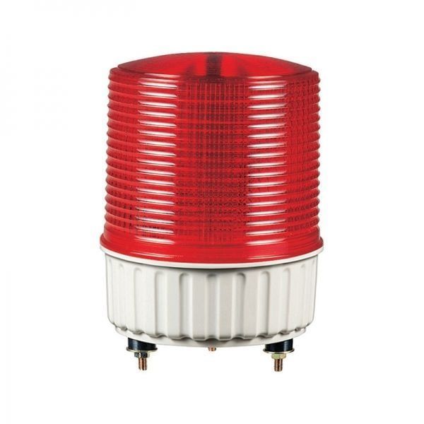 Qlight S125L-24-R 24V DC, Kalıcı Işık / Flaşör, Vida Kaideli Montaj