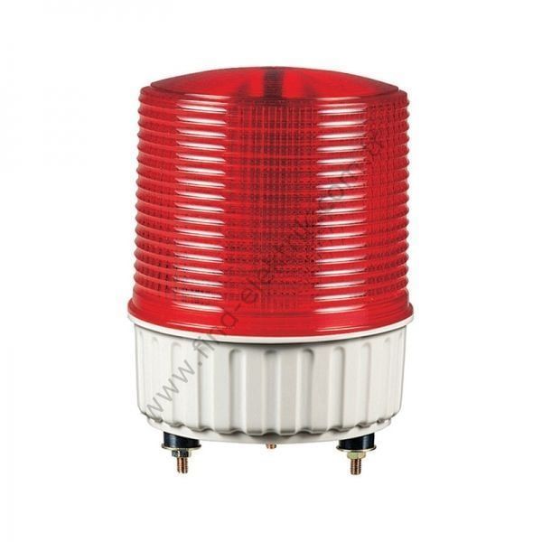 Qlight S125L-220-R 220V AC, Kalıcı Işık / Flaşör, Vida Kaideli Montaj