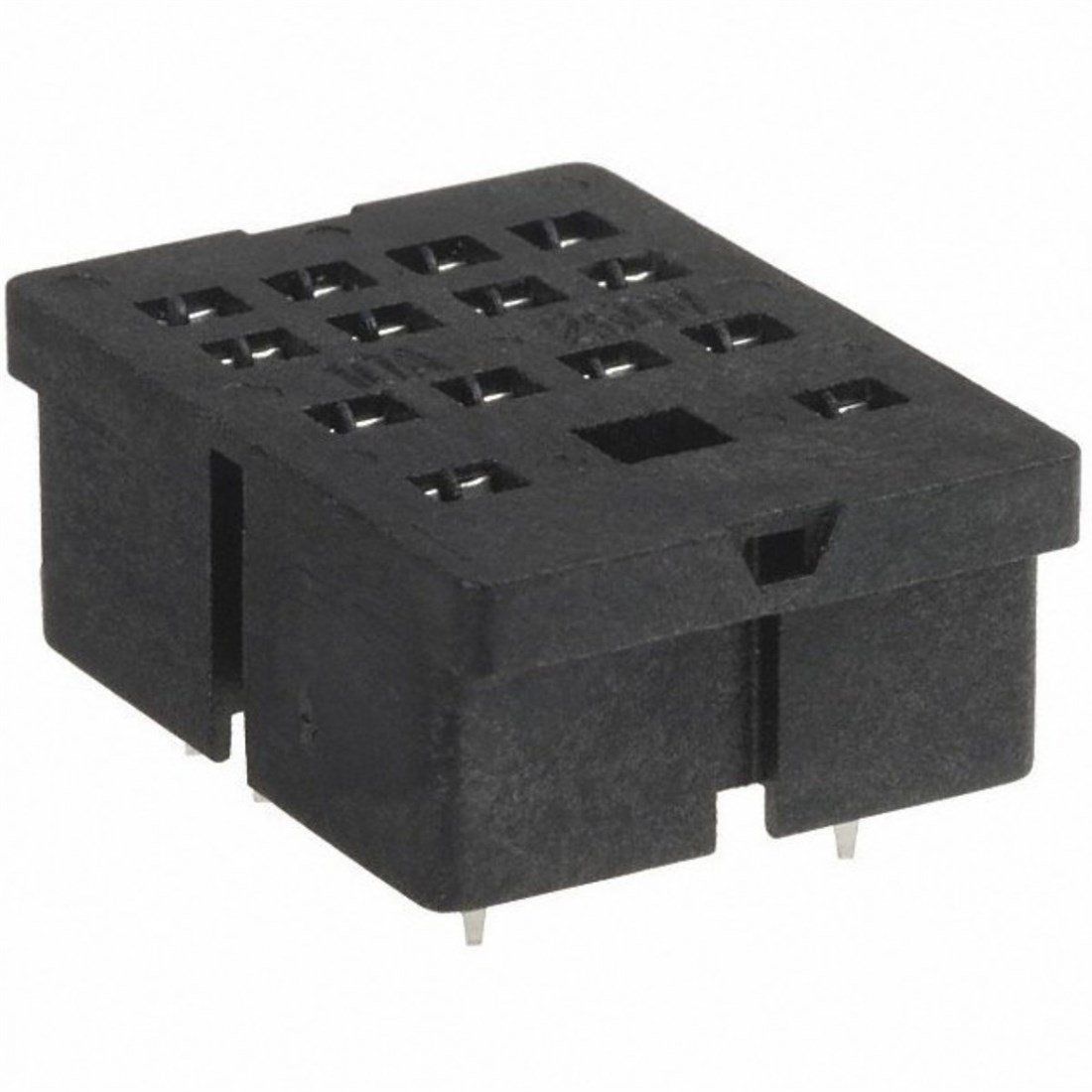 Schrack YPT-78604 14 PIN 4 Kontak Röleler İçin PCB Tipi Soket