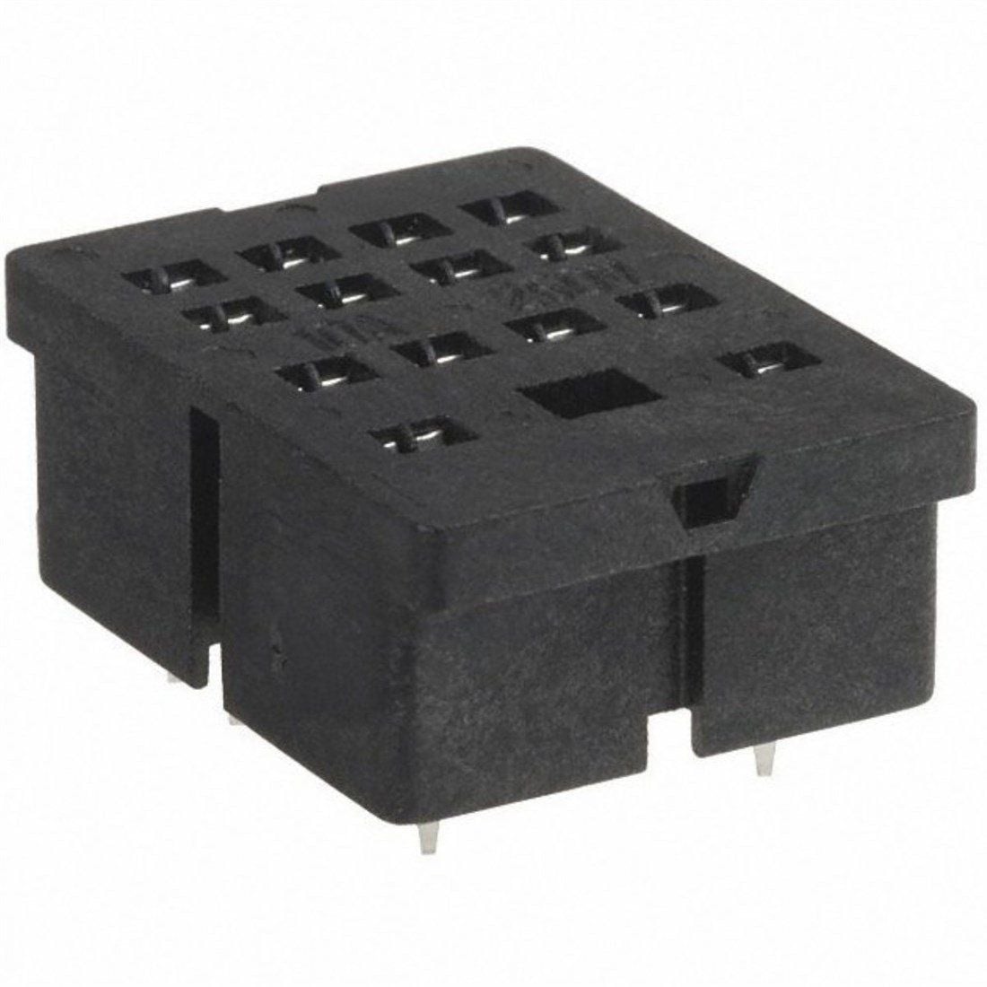 Schrack YPT-78604 14 PIN 4 Kontak Röleler İçin PCB Tipi Soket