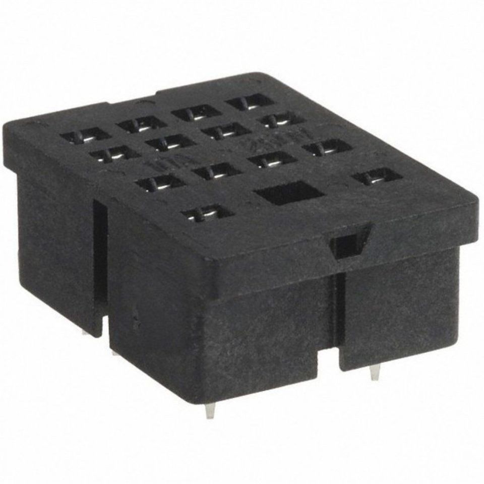 Schrack YPT-78604 14 PIN 4 Kontak Röleler İçin PCB Tipi Soket