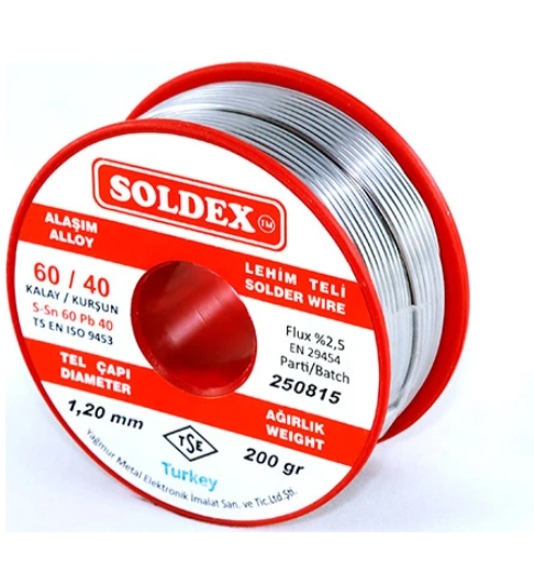 Soldex 1.2mm 200 Gr Lehim Teli