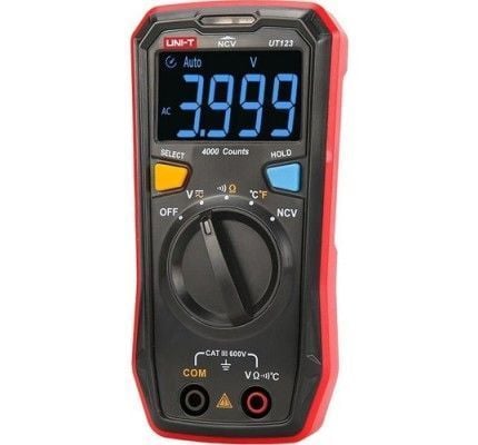 Unit UT-123 Cep Tipi Mini Multimetre Ölçü Aleti