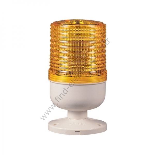 Qlight S80BFK-24-A 24V DC, Flaşör, Dairesel Taban Montaj