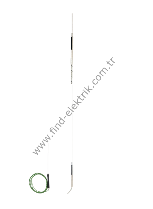ETB150MNT3-P-1Ç PT-100 Tip Metrik 3MM Dalma Boyu 150MM 1M Kablolu PT-100 Termokupl