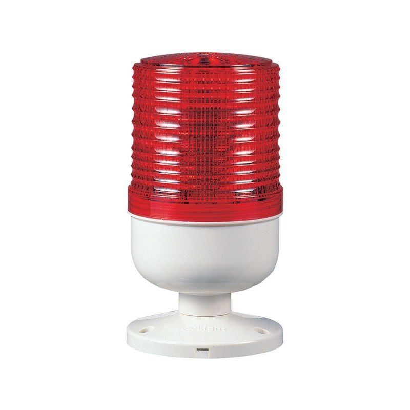 Qlight S80SK-24-R 24V DC, Flash, Dairesel Taban Montaj