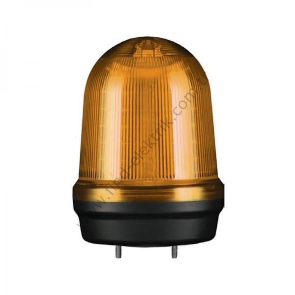Qlight Q80L-220-A 220V AC, Kalıcı Işık / Flaşör, Vida Kaideli Montaj