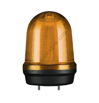 Qlight Q80L-BZ-220-A 220V AC, Kalıcı Işık / Flaşör, Buzzer, Vida Kaideli Montaj