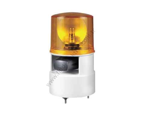 Qlight S125D-WS-24-A 24V DC, Döner Reflektör, Korna, Vida Kaideli Montaj