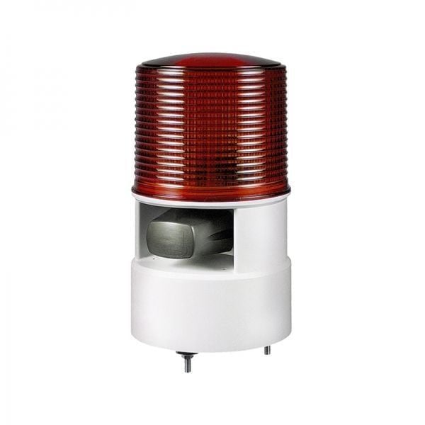 Qlight S125DS-WS-24-R 24V DC, Flash, Korna Vida Kaideli Montaj