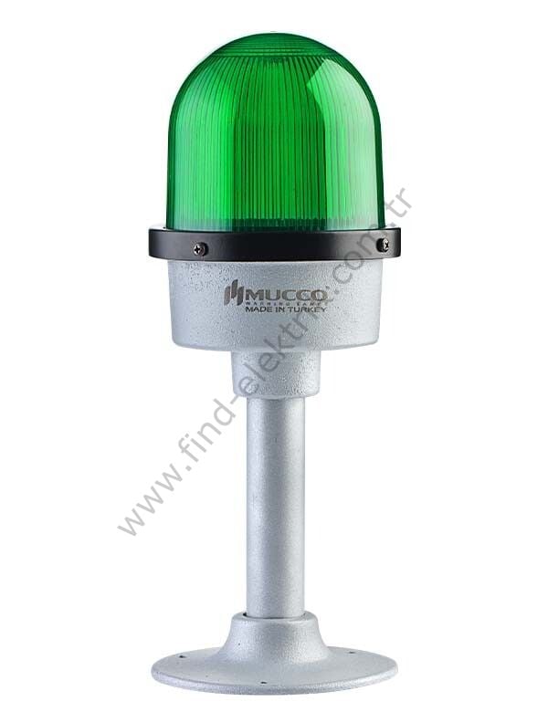 Mucco SNT-U125-DT1-22-2 Tabana Montaj Uçak İkaz Lambası 85-260V AC/DC