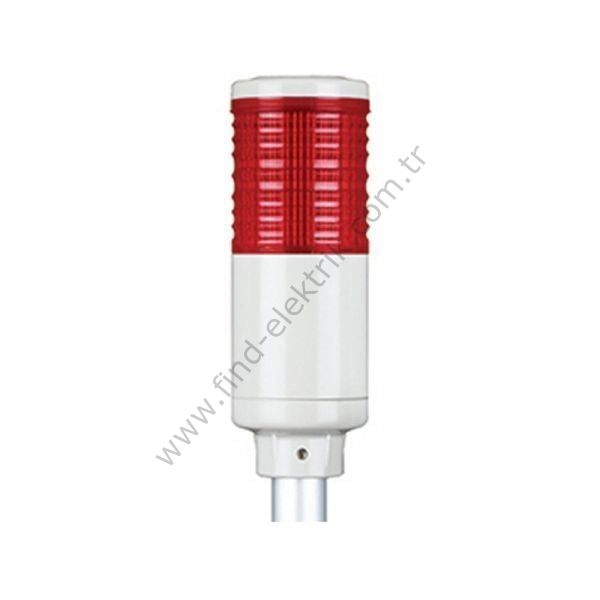 Qlight ST45BF-BZ-1-220-R 220V AC, Kalıcı Işık / Flaşör Ve Buzzer