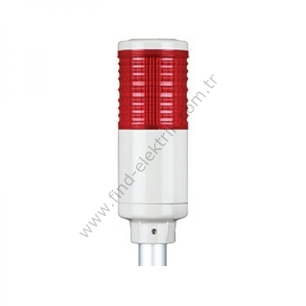 Qlight ST45BF-BZ-1-220-R 220V AC, Kalıcı Işık / Flaşör Ve Buzzer
