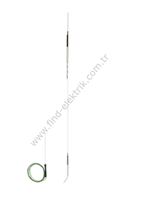 ETB300MNT3-N-1Ç K Tip Metrik 3MM Dalma Boyu 300MM 3M Kablolu NiCr-Ni Termokupl