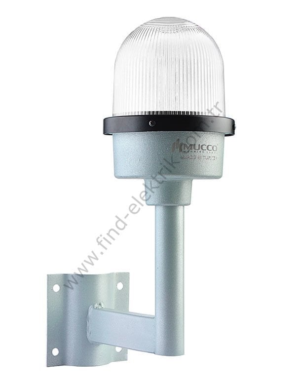 Mucco SNT-U125-D1-24-5 Tek Kollu Uçak İkaz Lambası 24V DC