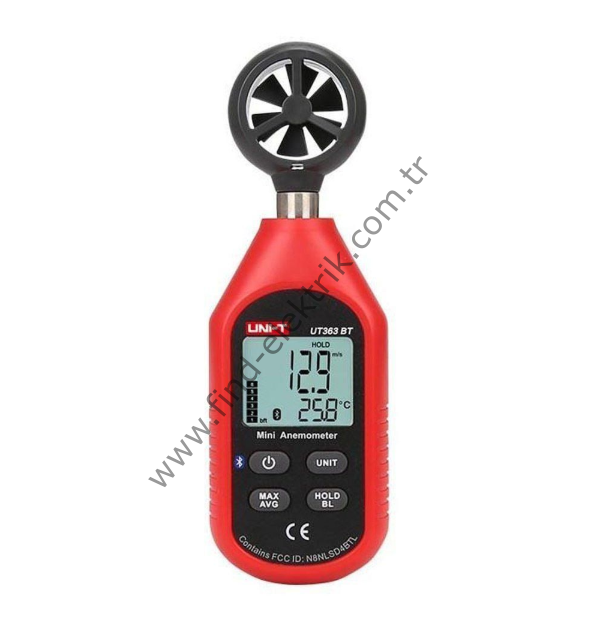 Unit UT363BT Bluetooth Bağlantılı Mini Rüzgar Ölçer