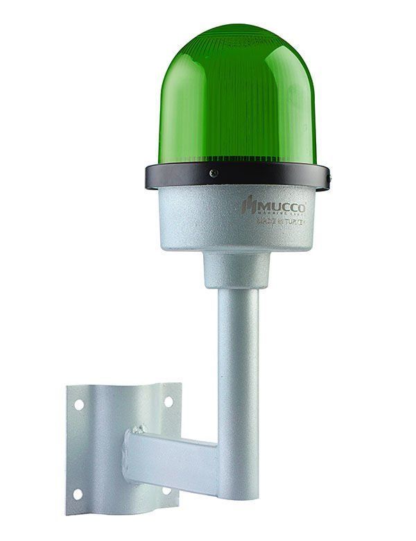 Mucco SNT-U125-D1-48-2 Tek Kollu Uçak İkaz Lambası 48V DC