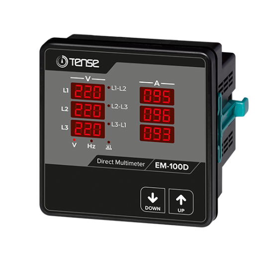 Tense EM-100D 6×3 Hane LED Display Ekranlı Direkt Multimetre (100A)