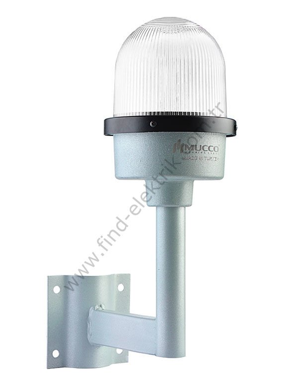 Mucco SNT-U125-D1-22-5 Tek Kollu Uçak İkaz Lambası 85-260V AC/DC