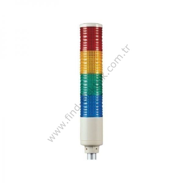 Qlight ST45BF-BZ-4-24-RAGB 24V AC/DC, Kalıcı Işık /Flaşör Ve Buzzer