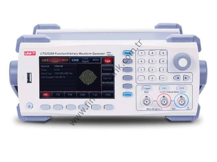 Unit UTG2025A 25 Mhz İki Kanallı Fonksiyonel Dalga Jeneratörü