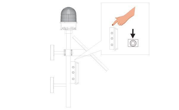 Mucco SNT-U125-SL25-1 Solar Panelli Uçak İkaz Lambası