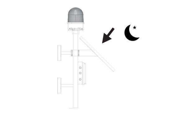 Mucco SNT-U125-SL25-1 Solar Panelli Uçak İkaz Lambası