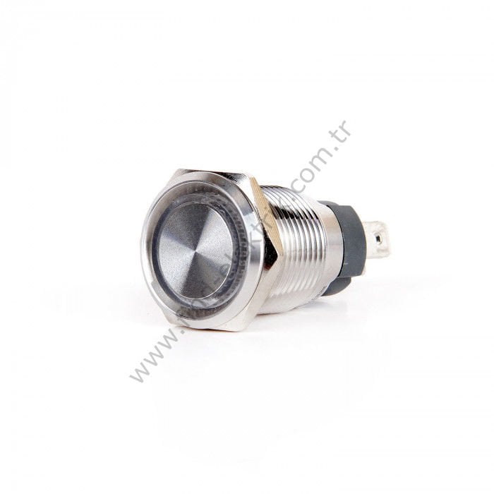 Butto J16-C-371-YD 16mm Metal Kalıcı Butonlar IP67 6-24V AC/DC 20 AMPER