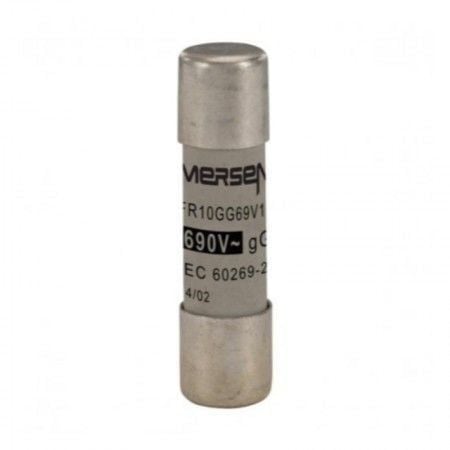 Mersen FR10GG50V6 Porselen Gecikmeli Sigorta GG 10X38 6A  500V